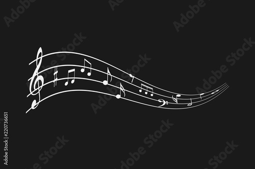 Abstract music background
