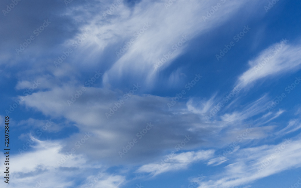 Clouds and Blue Sky Background. Design Pattern and Textures