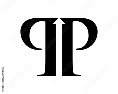 black silhouette initial typography alphabet font typeset logotype image vector icon