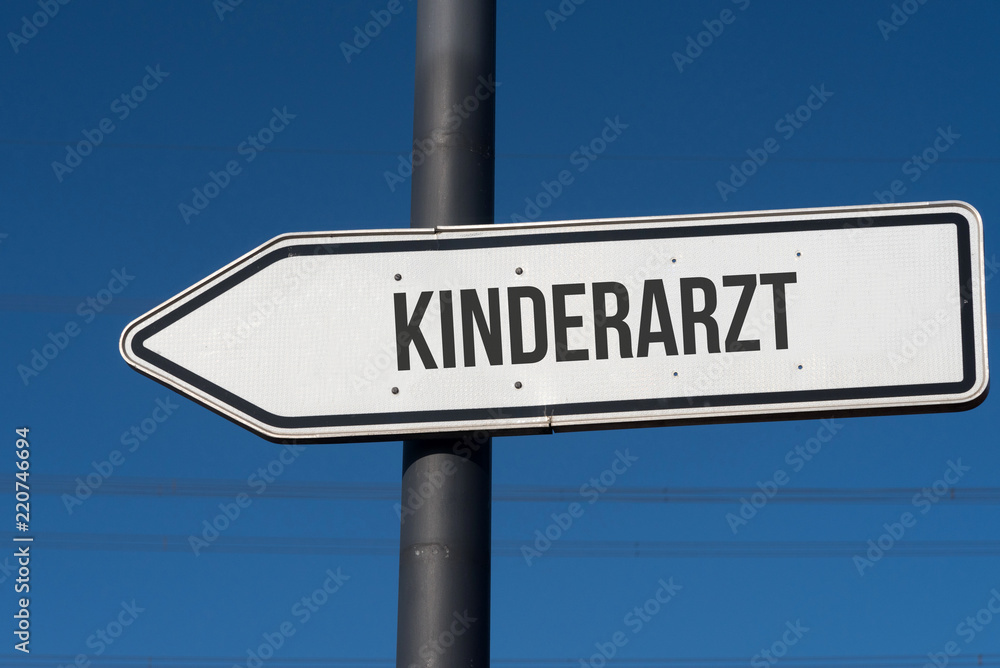 Ein Hinweis auf einen Kinderarzt Ein Hinweis auf einen Kinderarzt