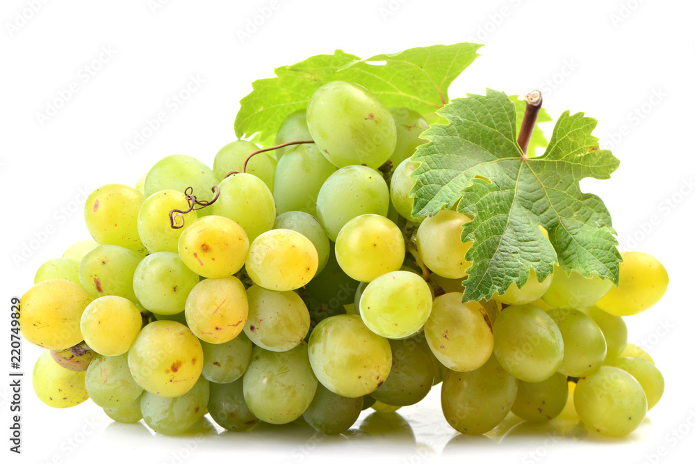 Grapes on a white background Grapes on a white background