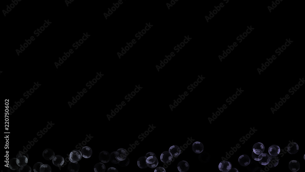 Background with a variety of multi-colored translucent soap bubbles. Background with a variety of multi-colored translucent soap bubbles.