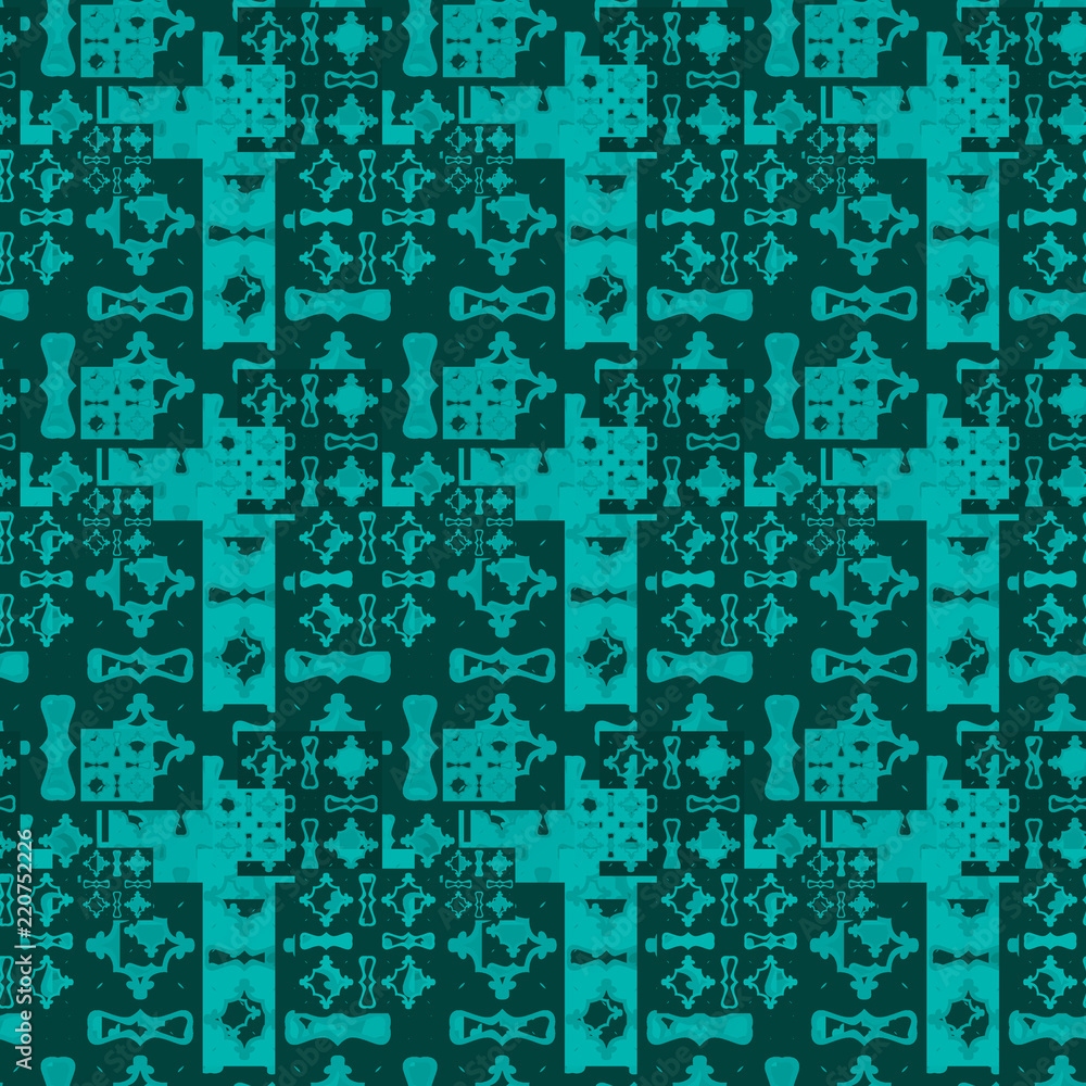 Seamless background pattern with colored varied squares. Seamless background pattern with colored varied squares.