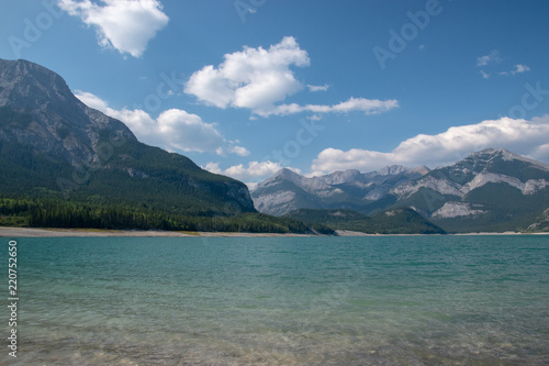 Barrier Lake in summer, Kananaskis, Alberta, Canada.