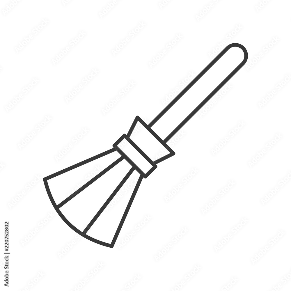 witch broom, Halloween related hollow outline icon, editable stroke witch broom, Halloween related hollow outline icon, editable stroke