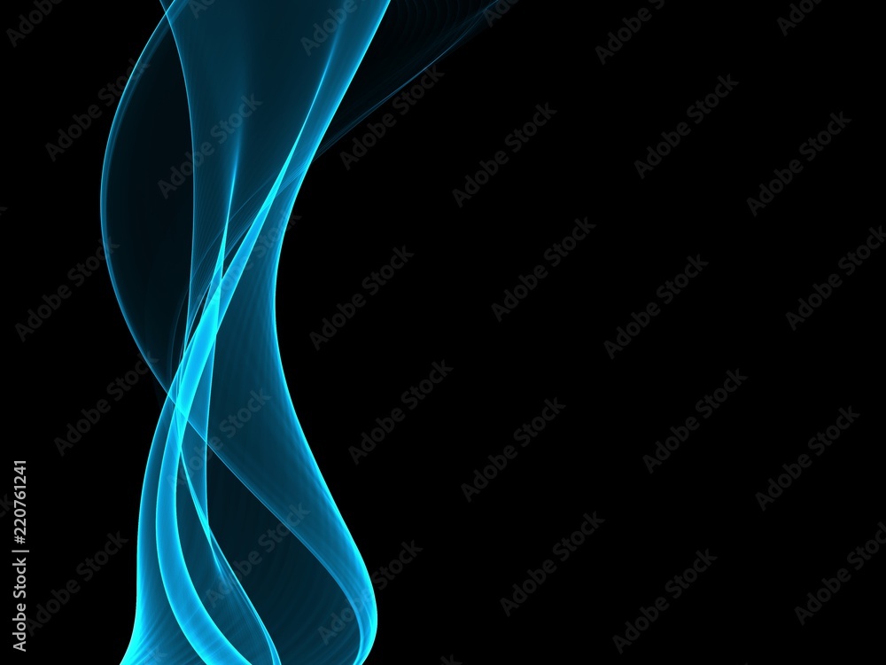 Naklejka premium Abstract Soft Color Blue Wave Background 