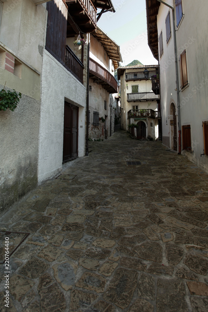 Strade del borgo medievale Italiano