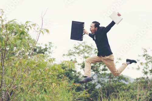 crazy business concept with...