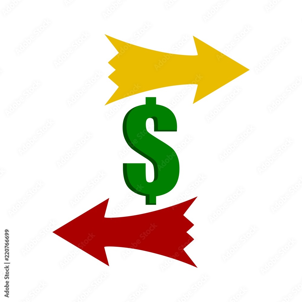 Money logo vector template, Money exchange icon Money logo vector template, Money exchange icon