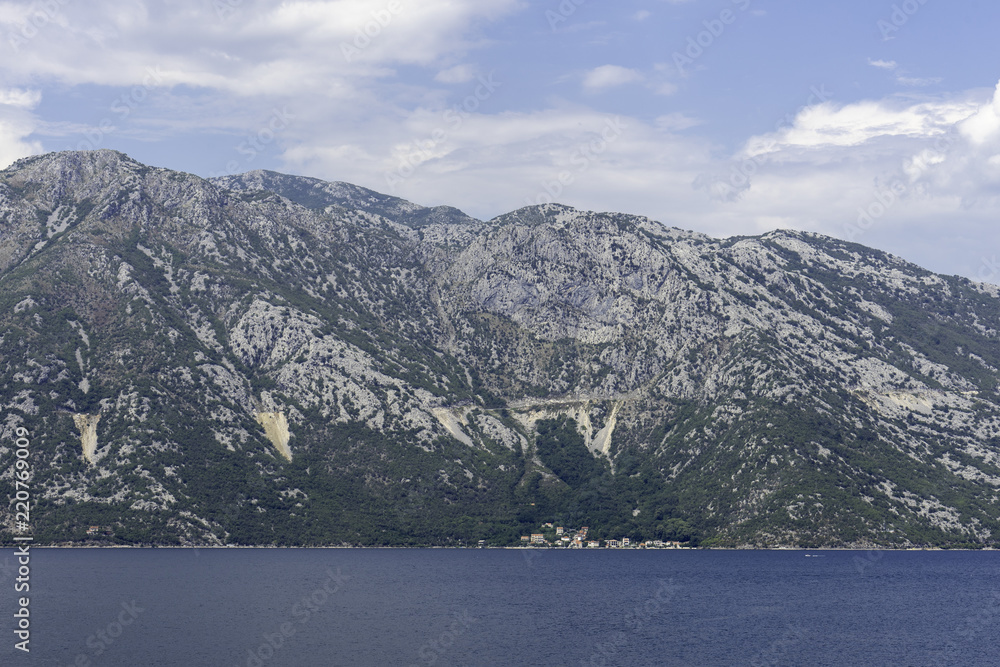 Beautiful landscape and sea in Montenegro