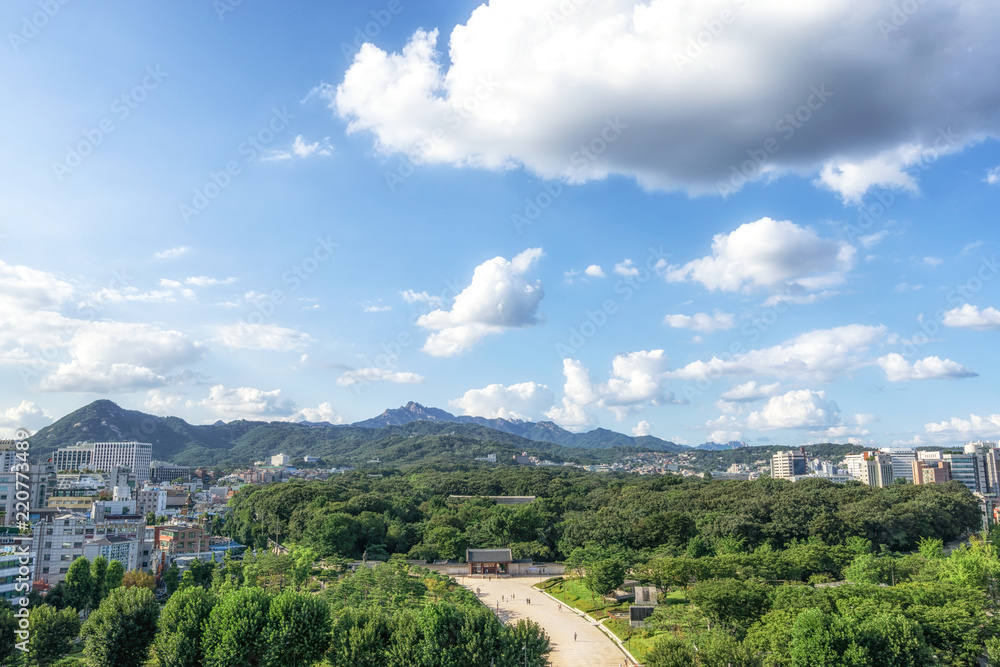 Obraz premium jongmyo shrine park