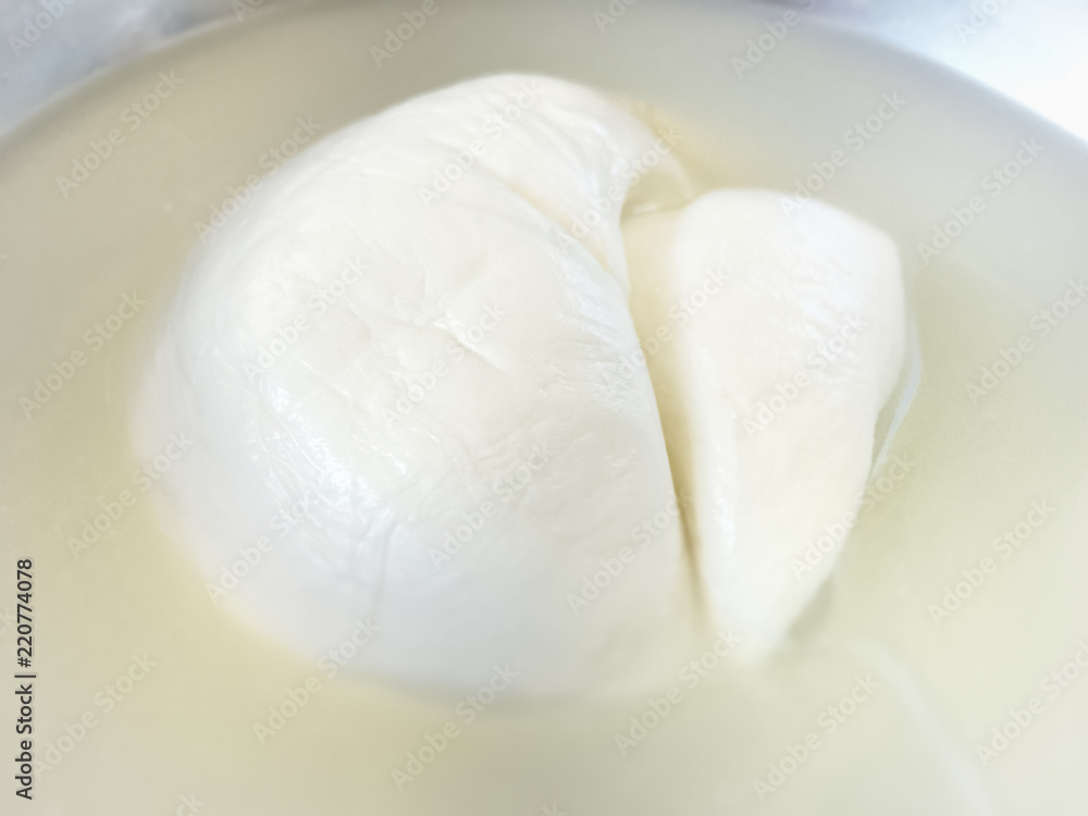 Fresh Italian buffalo mozzarella cheese