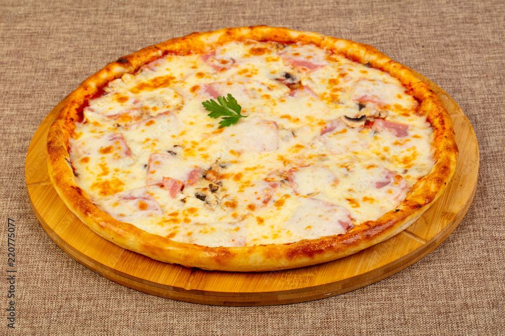 Pizza with ham Pizza with ham