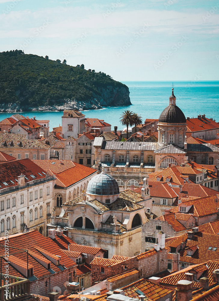 Overlooking Dubrovnik & Lokrum Island