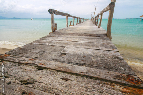 Bridge wood to the sea