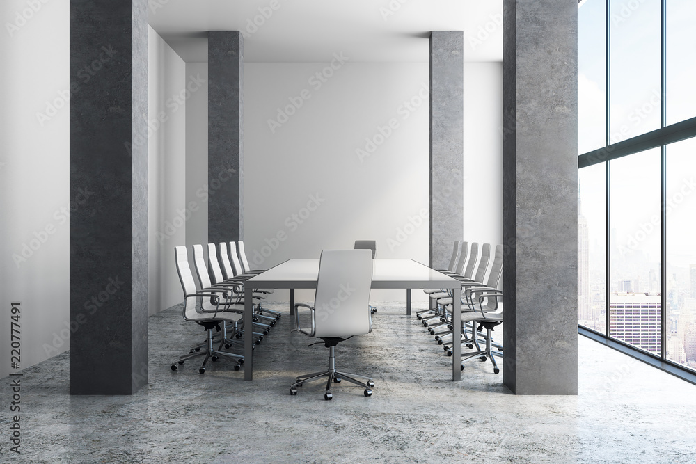 Fototapeta premium Clean meeting room interior