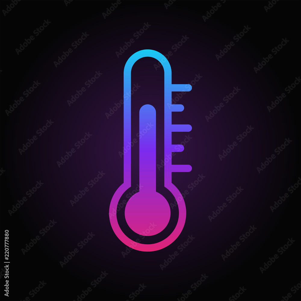 Thermometer vector icon
Thermometer vector icon