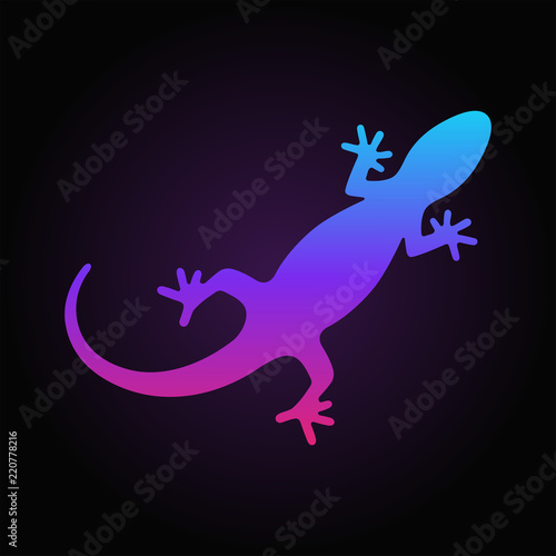 Lizard vector icon