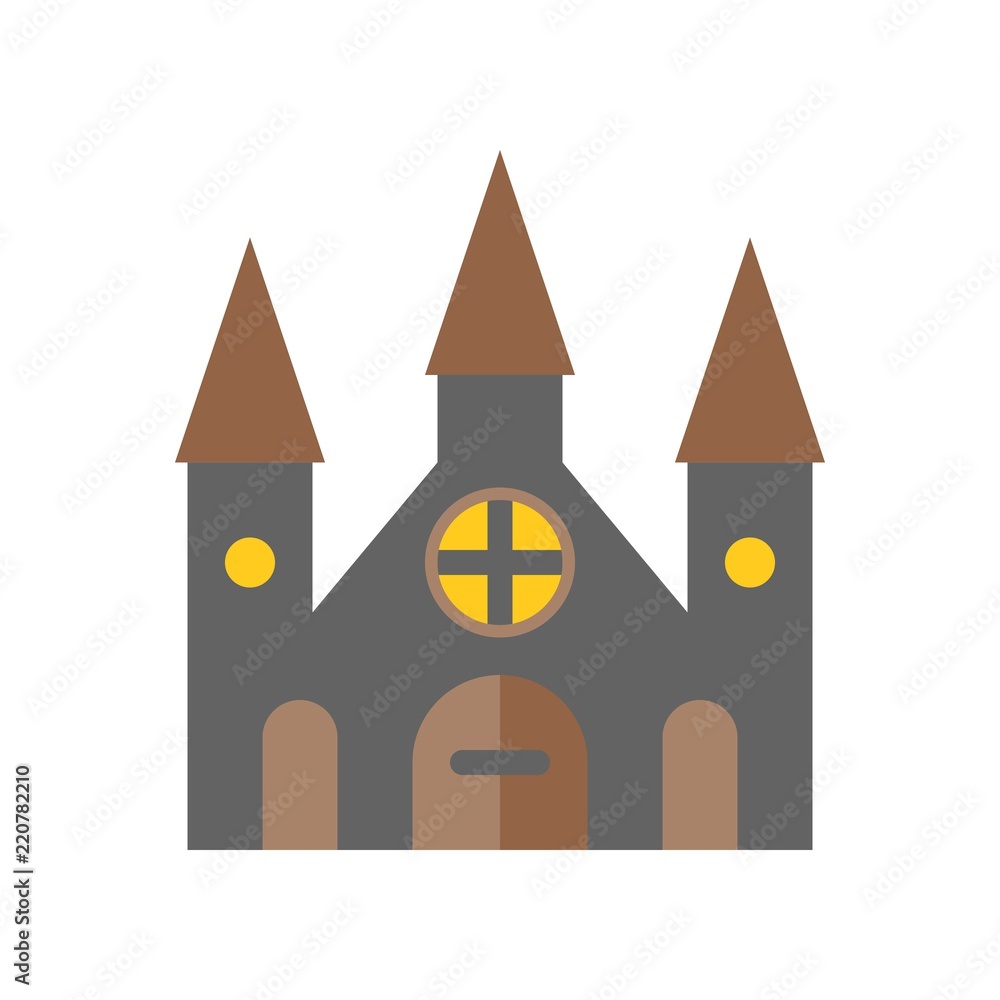 haunted mansion, Halloween related icon haunted mansion, Halloween related icon