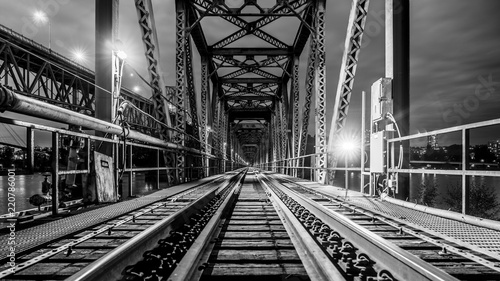 Obraz na plátně Patullo Bridge, Surrey, British Columbia, Canada