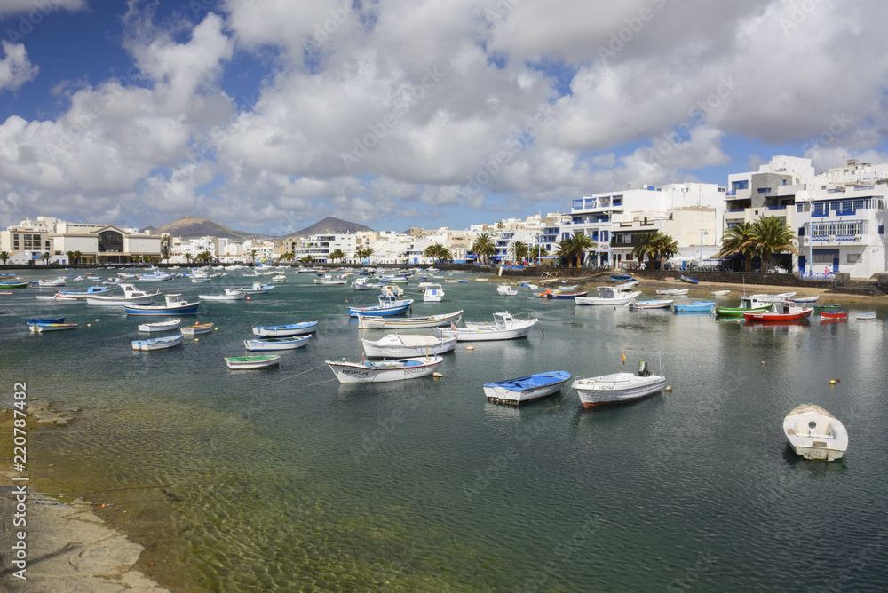 view of Charco de San Gines in Arrecife, Lanzarote