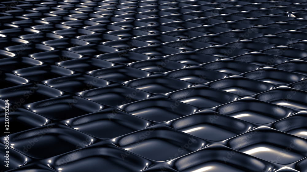 Fototapeta premium Gray metallic industrial grunge background. 3d illustration, 3d rendering.