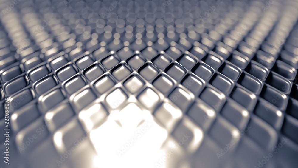 Obraz premium Gray metallic industrial grunge background. 3d illustration, 3d rendering.