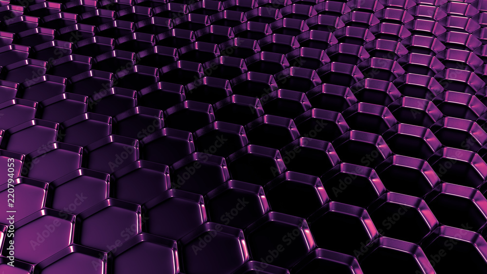 Purple metal industrial grunge background. 3d illustration, 3d rendering.