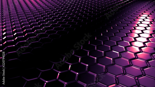 Purple metal industrial grunge background. 3d illustration  3d rendering.