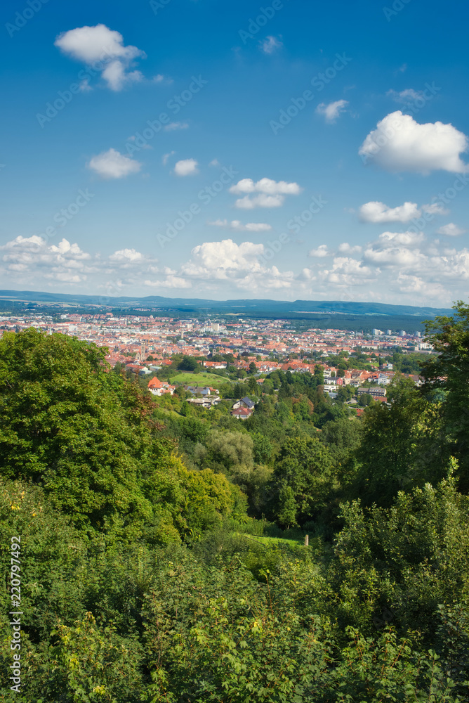 Ausblick auf Bamberg in Oberfranken