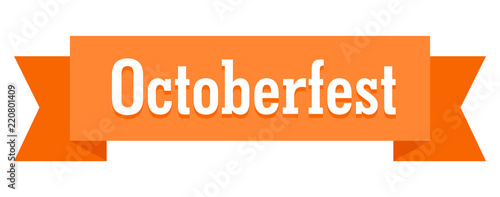 Octoberfest badge icon. Flat illustration of octoberfest badge vector icon for web design
