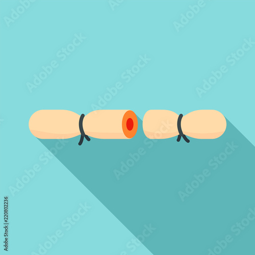 Strip contraceptive icon. Flat illustration of strip contraceptive vector icon for web design