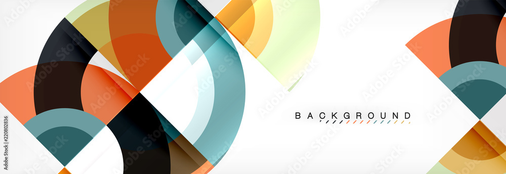 Vector circle abstract background Vector circle abstract background