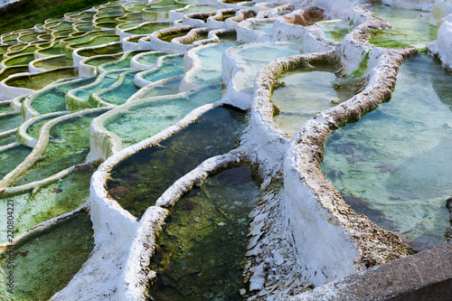 Image of thermal water in hungarian Egerszalok photo