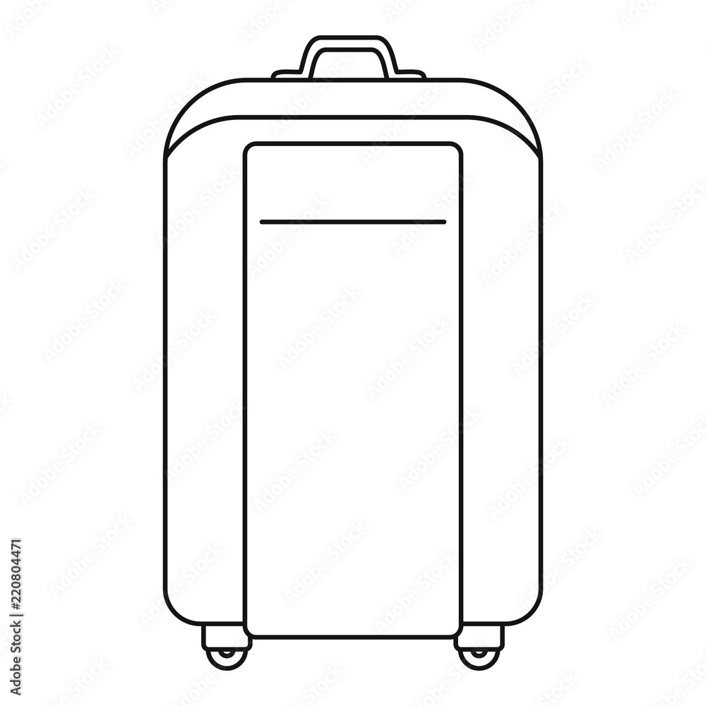 Vecteur Stock Travel bag icon. Outline illustration of travel bag vector  icon for web design isolated on white background | Adobe Stock