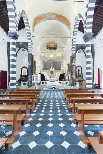 Cathedral in Monterosso al Mare, Cinque Terre, Italy © leeyiutung