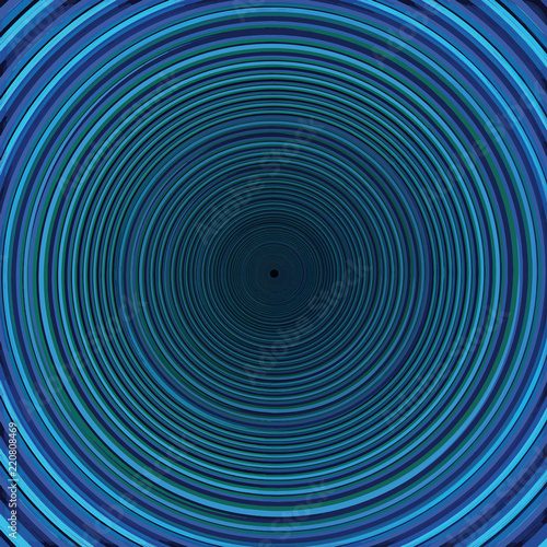 Cuadro en lienzo spirale en bleu