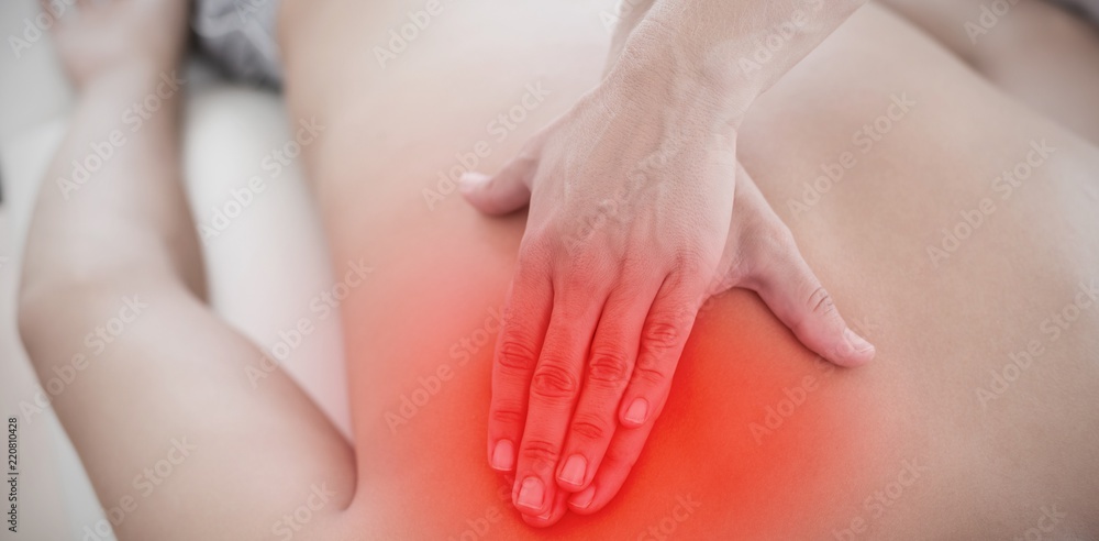Composite image of highlighted pain Composite image of highlighted pain