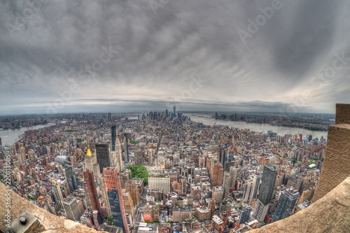 HDR about New York City from Empire State Building