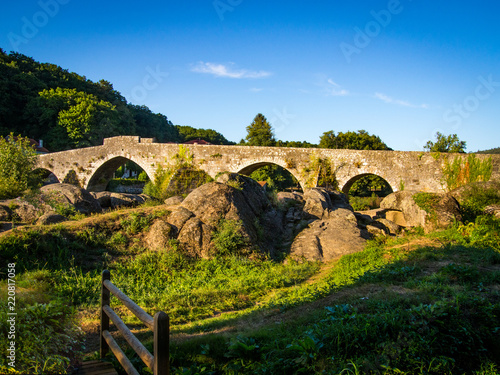 Ponte Maceira Village in Spain