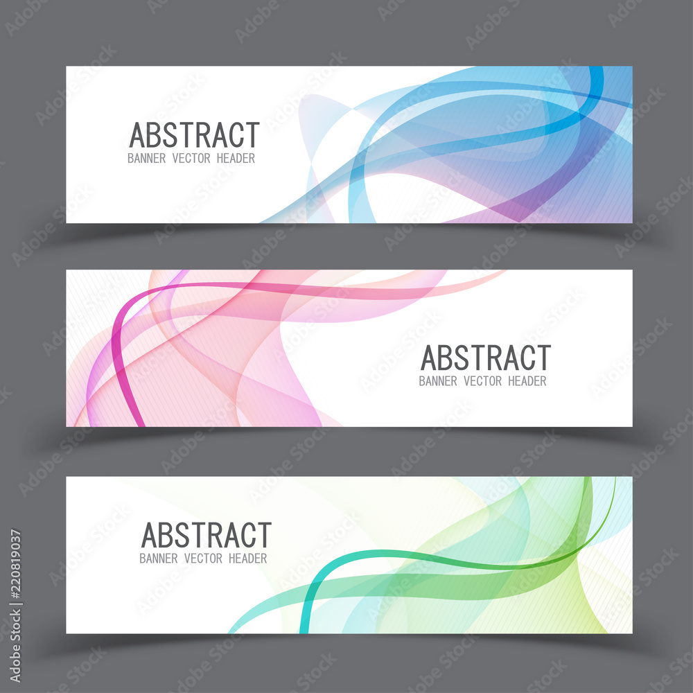 Vector abstract design banner template.vector illustration.
