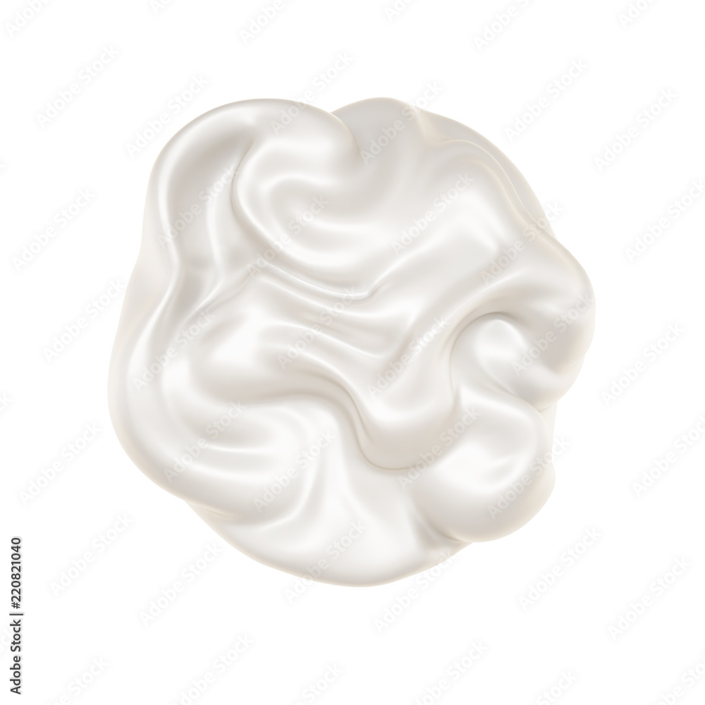 A splash of milk. 3d illustration, 3d rendering. A splash of milk. 3d illustration, 3d rendering.