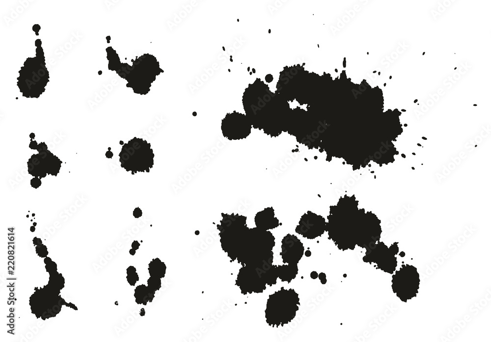 Paint Splatter Dots, Splashes & Backgrounds Set 05 Paint Splatter Dots, Splashes & Backgrounds Set 05