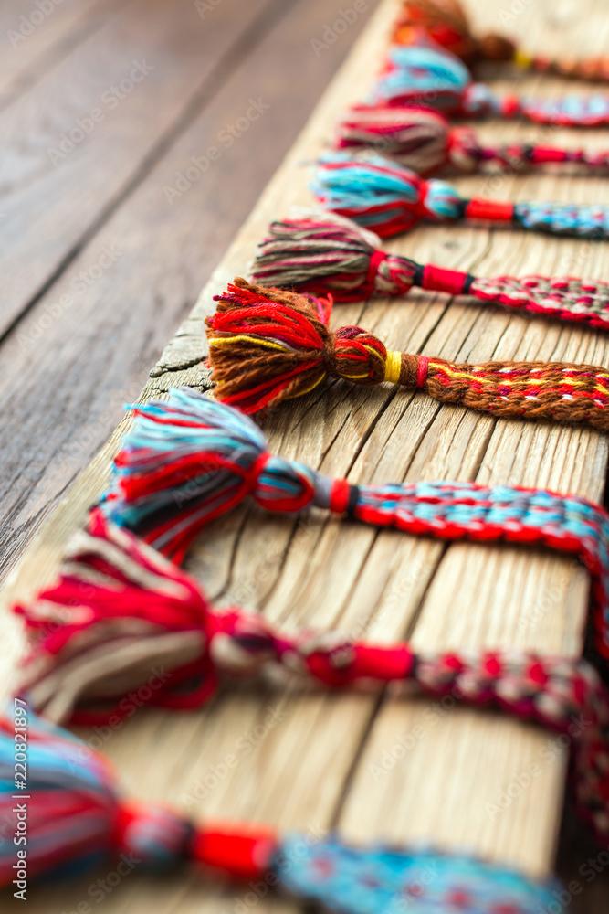 Colored wicker belt, boho style, macrame, handmade Colored wicker belt, boho style, macrame, handmade
