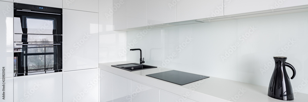 White contemporary kitchen White contemporary kitchen