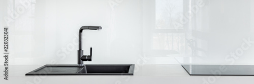 Konstfotografi Black kitchen sink