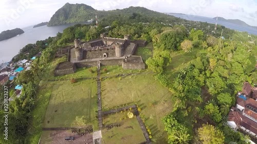 Overlooking the Bandaneira island, its shape in pentagonal form makes it really unique for the fort of Belgica.