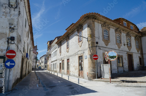 Calle de Pinhel, distrito de Guarda. Portugal.