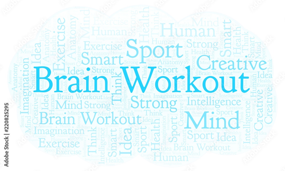 Brain Workout word cloud. Brain Workout word cloud.