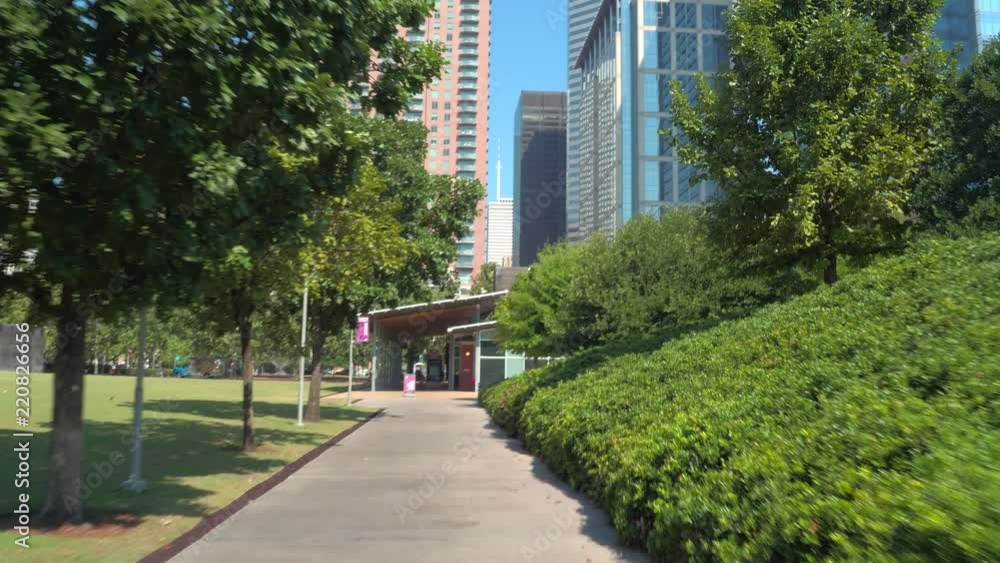 Discovery Green Park in Houston Texas Downtown 4k Discovery Green Park in Houston Texas Downtown 4k